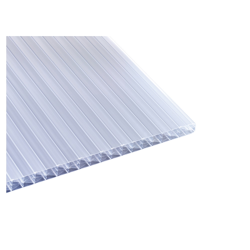 TETZNERJENT Fachwerk Polycarbonat S5P 1200x4500 mm, weiß-opal, 16 mm 16971496