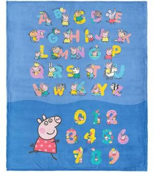 Nickeoldeon Silk Touch Throw Blanket 50x60 inches by THE NORTHWEST GROUP in Peppa Pig (Size OS)