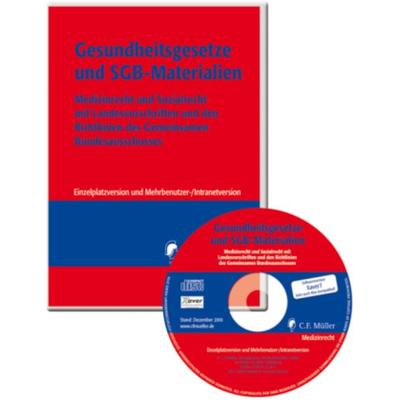 Gesundheitsgesetze und SGB-Materialien, CD-ROM