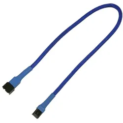 Nanoxia 3-Pin Molex Verlängerung - 30 cm - blau