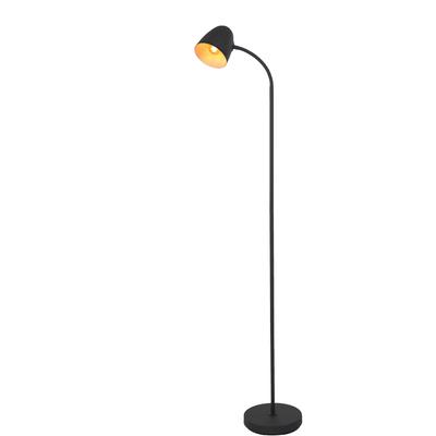 NOWA Stehlampe "JASON", schwarz, Ø 20cm H: 145cm, 1 Stk., Leuchten, Stehlampe Wohnzimmer Schlafzimmer Flur Design-Leuchte, Stehlampe