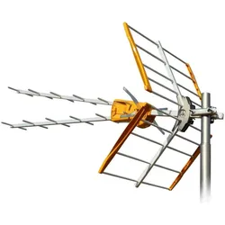 Televes Antenne RTV Antenne DVB-T Zenit Passiver LTE-Filter, SAT Spiegel + SAT Antennen, Orange