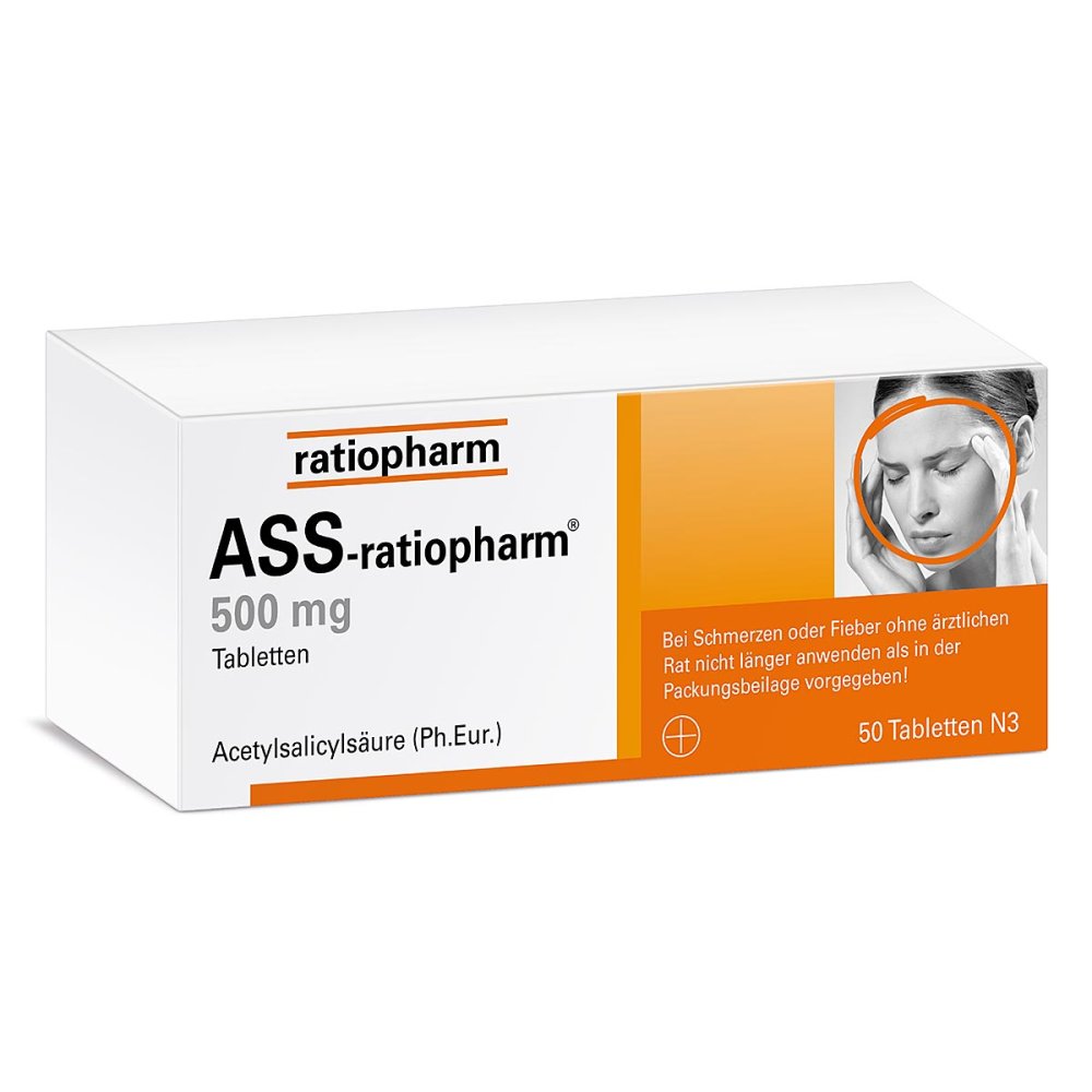 ratiopharm GmbH ASS-ratiopharm® 500 mg Tabletten 03404867