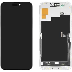 Frei Öl iPhone 15 Pro Max OLED Display (Display, Apple iPhone 15 Pro Max), Mobilgerät Ersatzteile, Schwarz