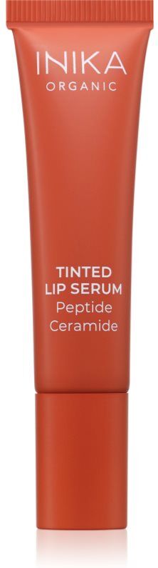 INIKA Organic Tinted Lip Serum Peptide + Ceramide tinted serum for lips shade Rosewood 10 ml