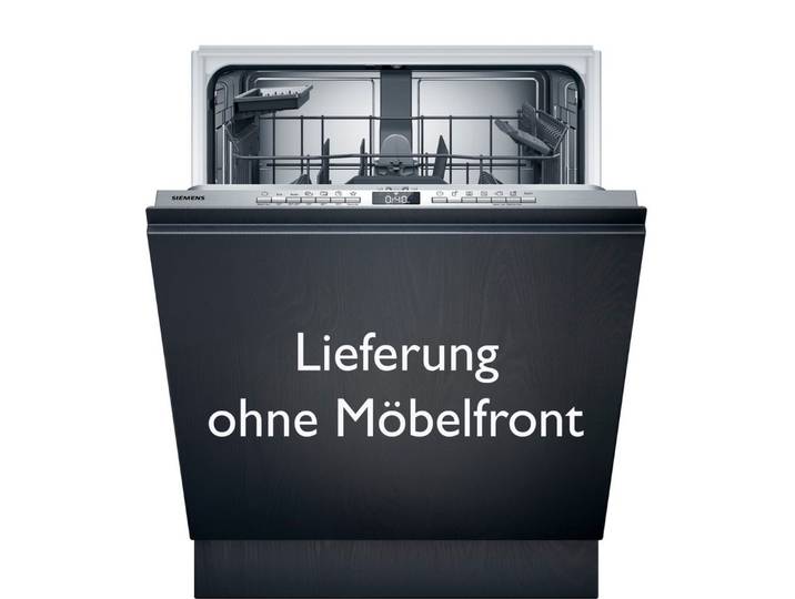 SIEMENS vollintegrierbarer Geschirrspüler iQ300 SN63EX28AE, 13 Maßgedecke, Made in Germany, flexible Körbe & Schubladen, Spülturbo varioSpeed