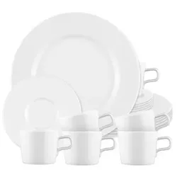 Seltmann Weiden No Limits Weiss Kaffeeservice 18tlg.