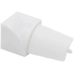 Runde Innenecken für Viertelkreisprofile PVC weiß (H= 8 mm)