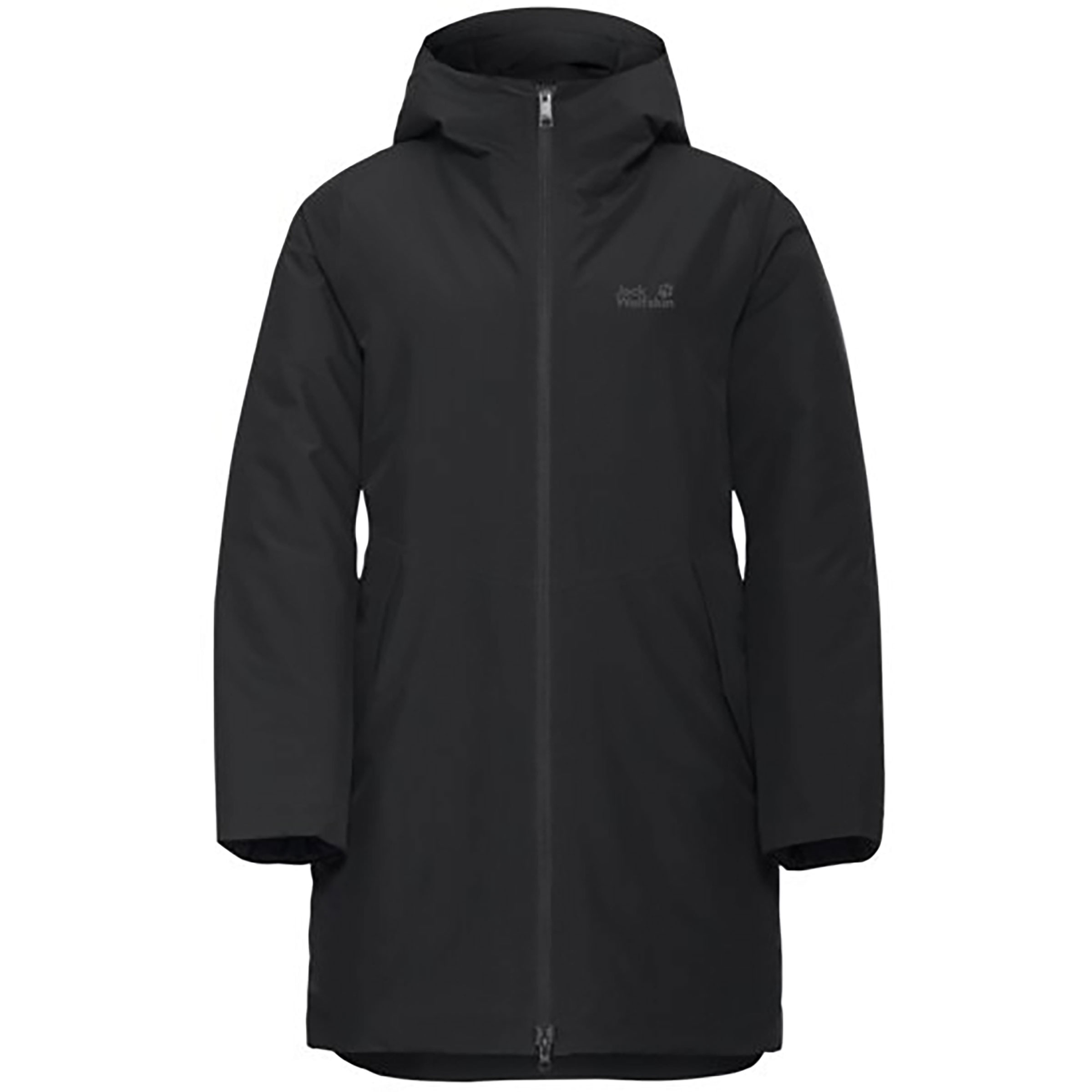Jack Wolfskin Frost Haven Parka Damen Winterjacke schwarz Größe XS Lifestyle Elastisch Wasserabweisend