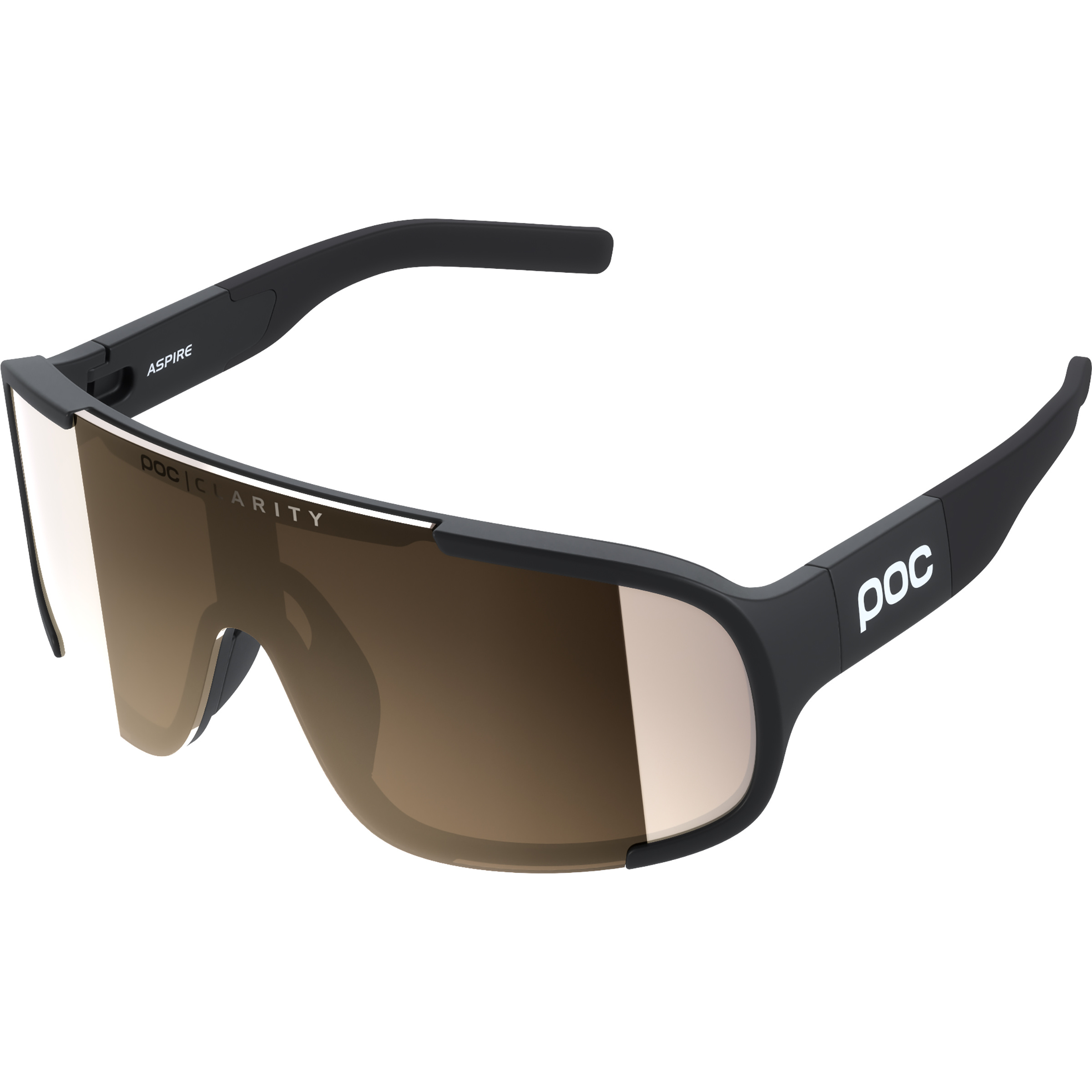 POC Aspire Sportbrille Sportbrillen & Sportsonnenbrillen schwarz Mountainbike | Rennrad