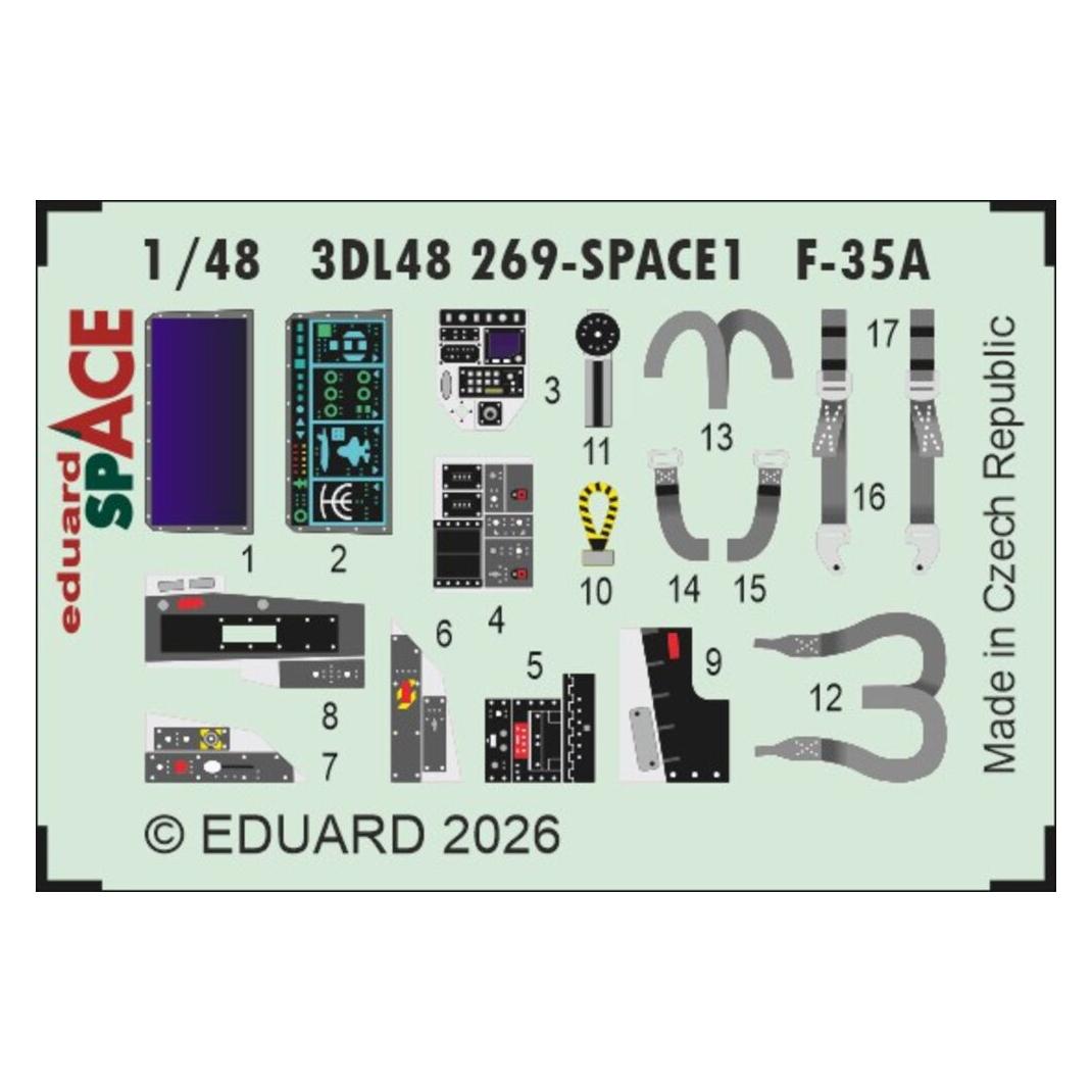Eduard F-35A SPACE for Italeri (3DL48269)
