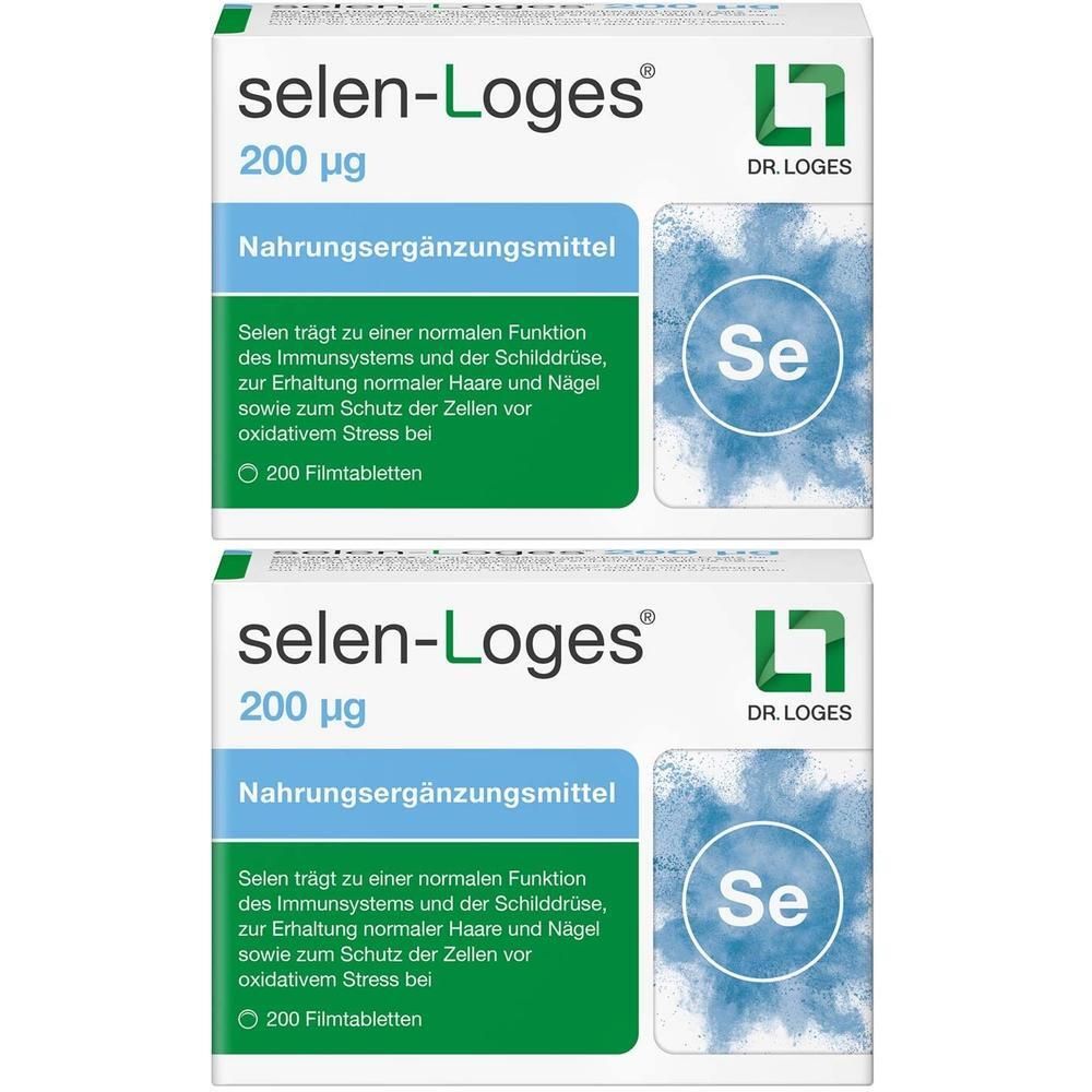Selen-Loges 200 µg Filmtabletten x2 2x200 St