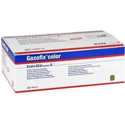 Gazofix Color Fixierbinde kohäsiv 8 cmx2 6 St
