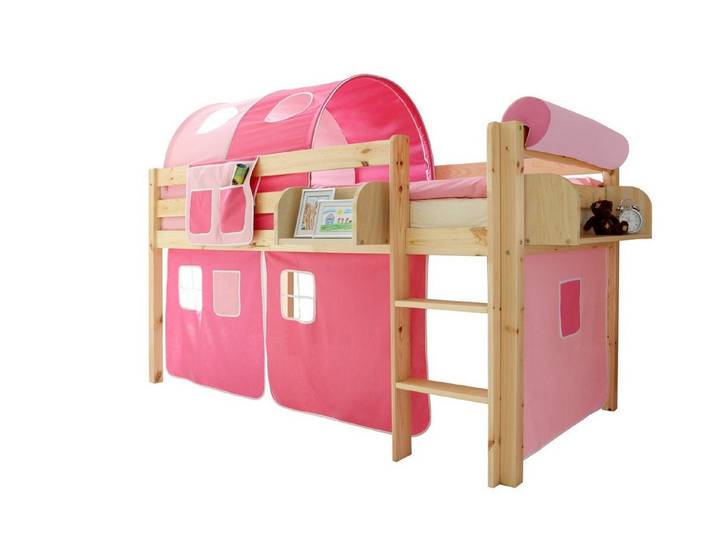Ticaa Hochbett Hochbett Malte Kiefer Natur Classic