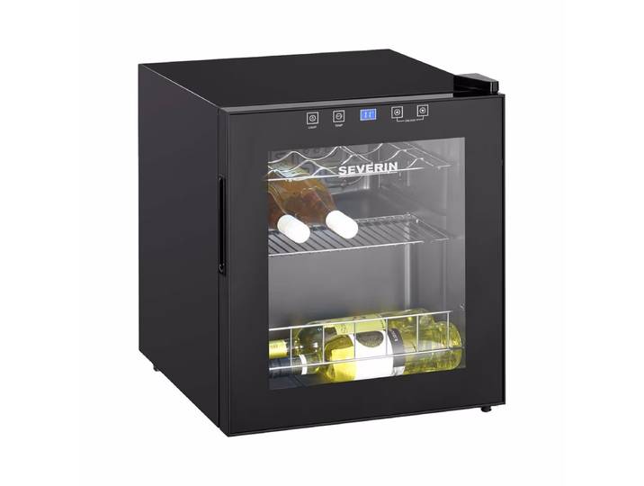Severin WKS8907 Weinkühlschrank – Weinkühlschrank freistehend – schwarz