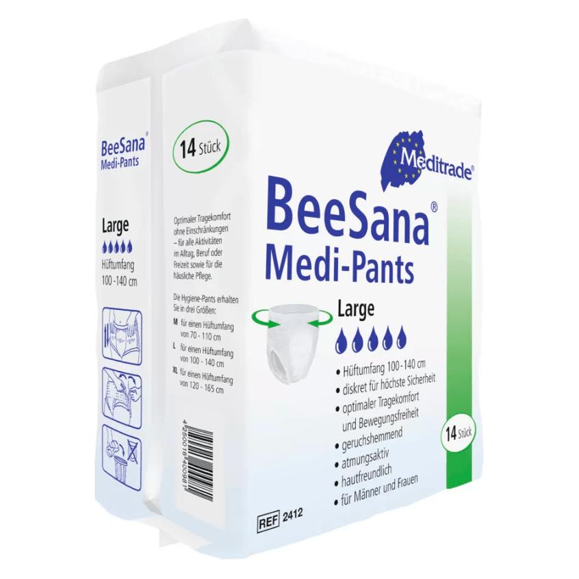 Meditrade BeeSana Medi-Pants, Medium (14x, M) (2411)