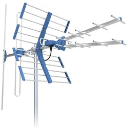 Telkom Telmor Antena TV DVB-T/T2 VHF/UHF TT W21 Gold COMBO 5G Protected, SAT Spiegel + SAT Antennen, Gold