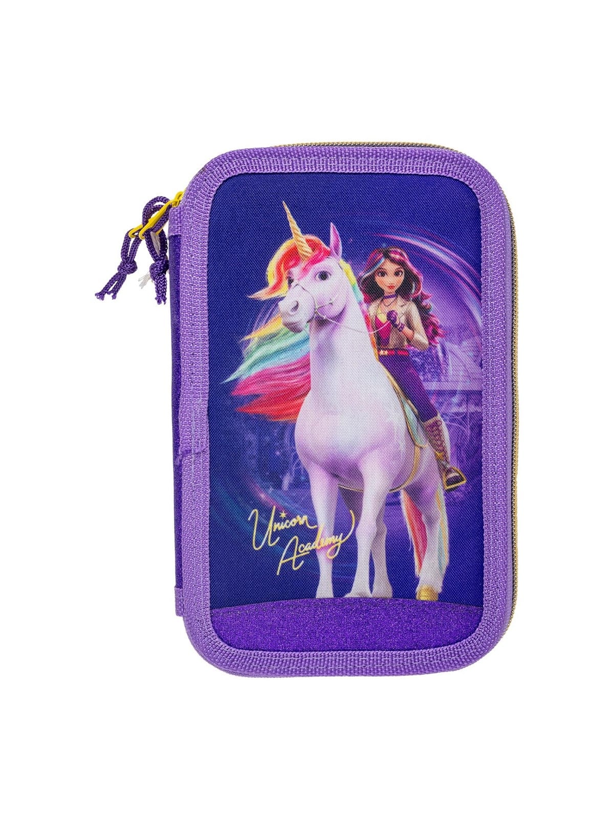 Unicorn Academy Filled double pencil case