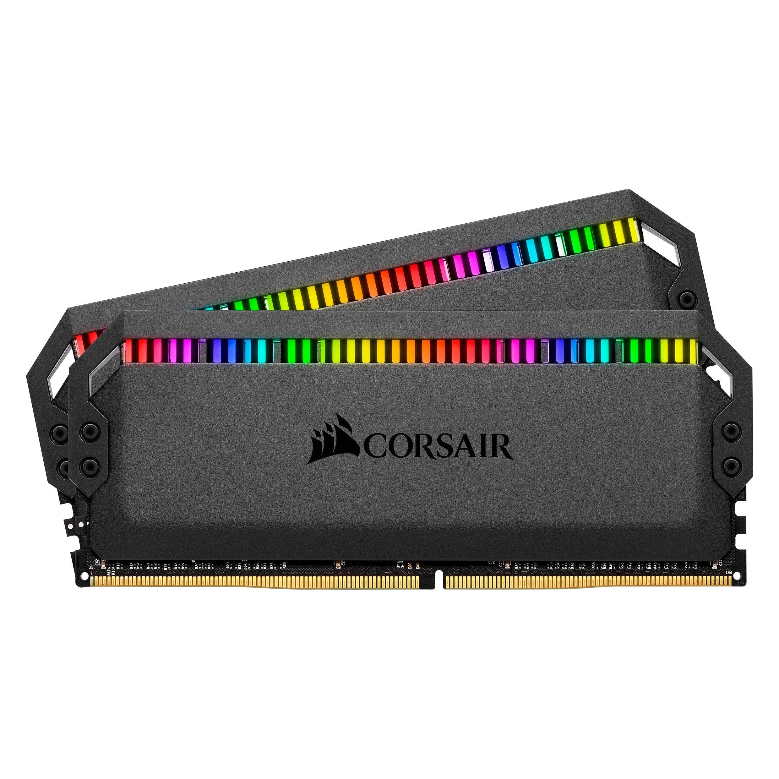 Corsair Dominator Platinum RGB (2 x 8GB, 3200 MHz, DDR4-RAM, DIMM) (CMT16GX4M2Z3200C16)