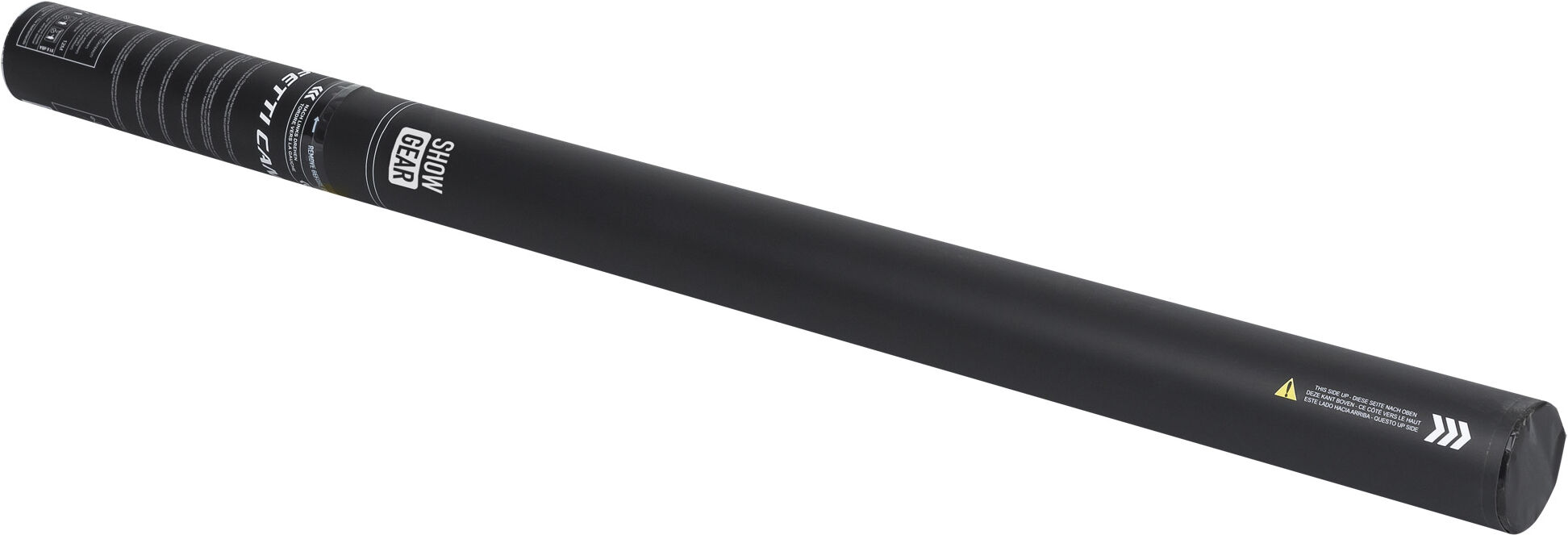Showgear Handheld-Konfettikanone Pro 80 Cm, Schneeweiß, Flammhemmend Und Biologisch Abbaubar