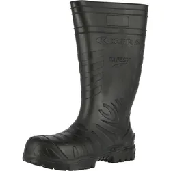 PU-Sicherheitsstiefel S5 "SAFEST BLACK" schwarz - 40 - schwarz