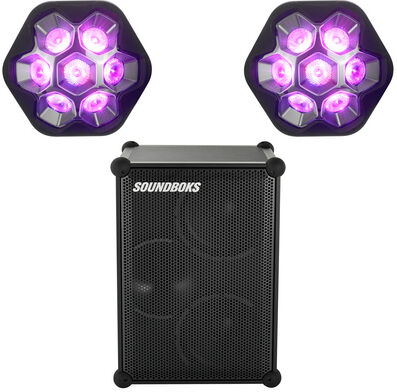 Soundboks 4 Black Lightboks Set Noir