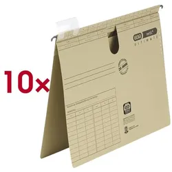 Elba Hängehefter »vertic ULTIMATE« 100560134, 10 Stück braun, 31.8x2 cm