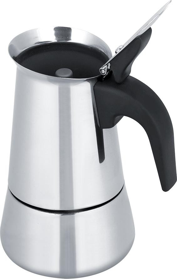 Cocosity Draagbare Moka-expresso maker van roestvrij staal, 300 ml