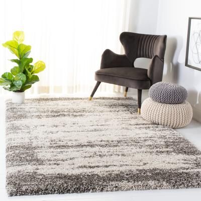 SAFAVIEH Hudson Shag Ariette Modern Abstract 2-inch Thick Rug