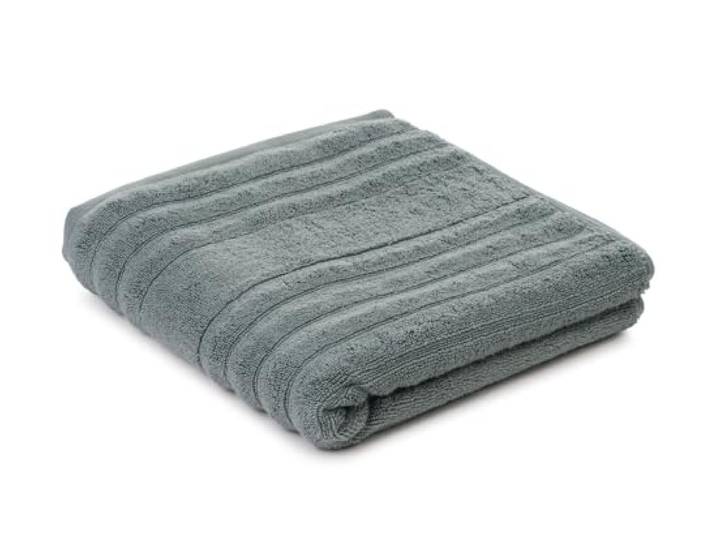 Gözze - Mailand Frottier-Handtuch, Weich und saugfähig, 70% Bio-Baumwolle/30% Viskose (Bambus), Vegan, 50 x 100 cm - Grün