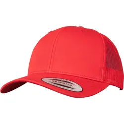 Flexfit Retro Trucker Cap (6 Panel), red
