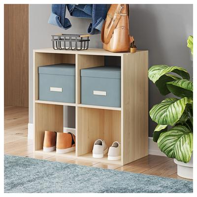 "Signature Design by Ashley Piperton Brown 4 Cube Organizer - 24"" W x 12"" D x 24"" H"