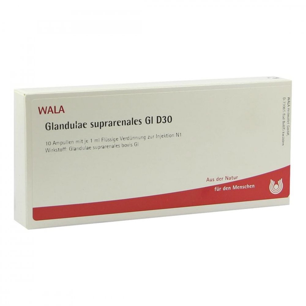 WALA Heilmittel GmbH Glandulae Supraren. Gl D30 Ampullen 03356772