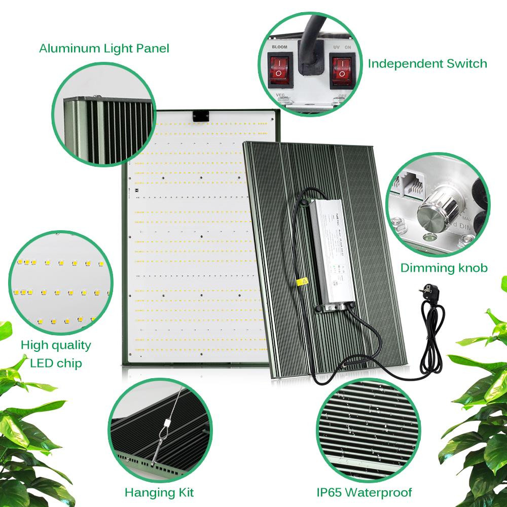 Selius LED Kweeklamp 300W Volledig Spectrum Dimbaar IP65 Waterdicht