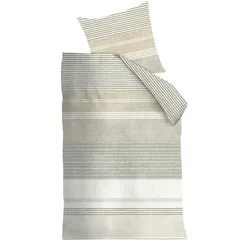 Beddinghouse Flanell Bettwäsche  Stitches ¦ gelb ¦ Maße (cm): B: 135