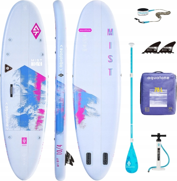 SUP-Board Aquatone Mist 104 TS-021 315 cm/81 cm 15 cm 295 l Allround-Paddel