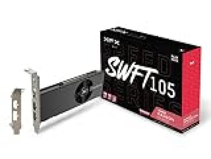 XFX Speedster SWFT105 Radeon RX 6400 Gaming Carte Graphique avec 4GB GDDR6, AMD RDNA™ 2 (RX-64XL4SFG2)
