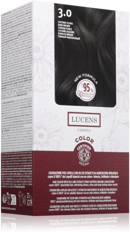 Kemon Group Lucens Umbria coloration cheveux teinte 3.0 Castano scuro 100 ml