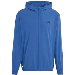 ADIDAS Herren Kapuzensweat TECH ESSENTIALS WORKOUT TRACK TOP, Größe M in Blau Blau