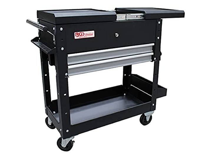 BGS 4105 Werkstattwagen leer 2 Schubladen Horizontal-Doppelauszug