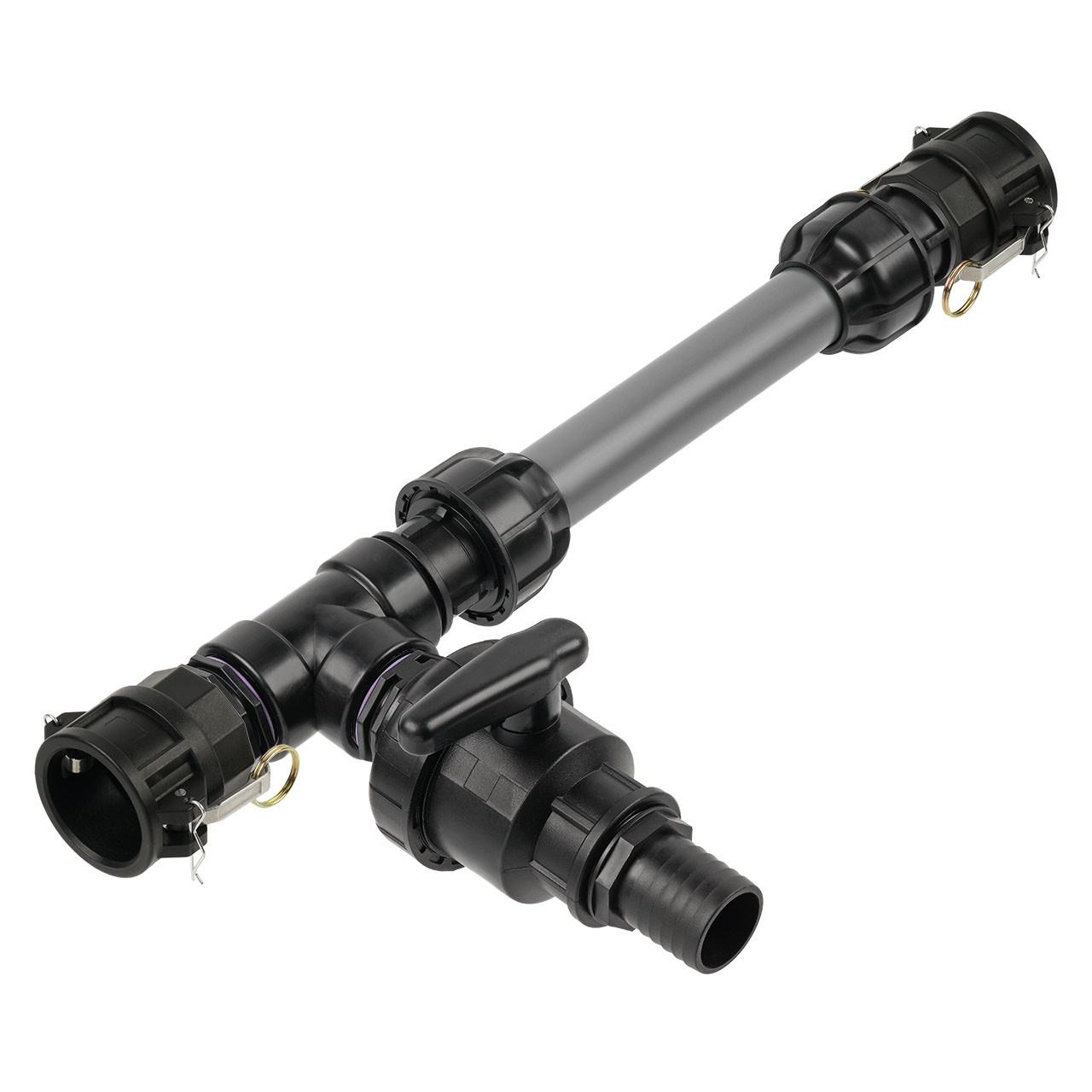 REKUBIK IBC Adapter 2" Camlock Dose - 2 IBC gegenüber Tankverbindung Rohr 50mm