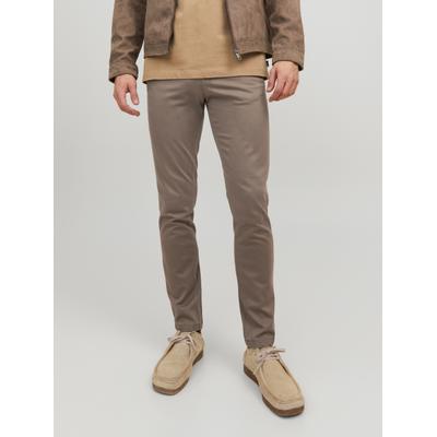 Jack & Jones "JJIMARCO mit Badge und hohem Tragekomfort" unifarben, modisch, slim fit, Baumwollmischung
