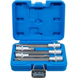 BGS Bit-Einsatz-Satz Antrieb Innenvierkant 12,5 mm (1/2") Innenvielzahn (für XZN) 5tlg. - 8449
