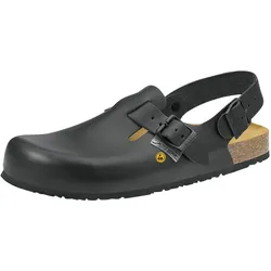 Abeba, Sicherheitsschuhe, ESD-Clog Nature 4040/4055, Grösse 44, schwarz (OB, 44)