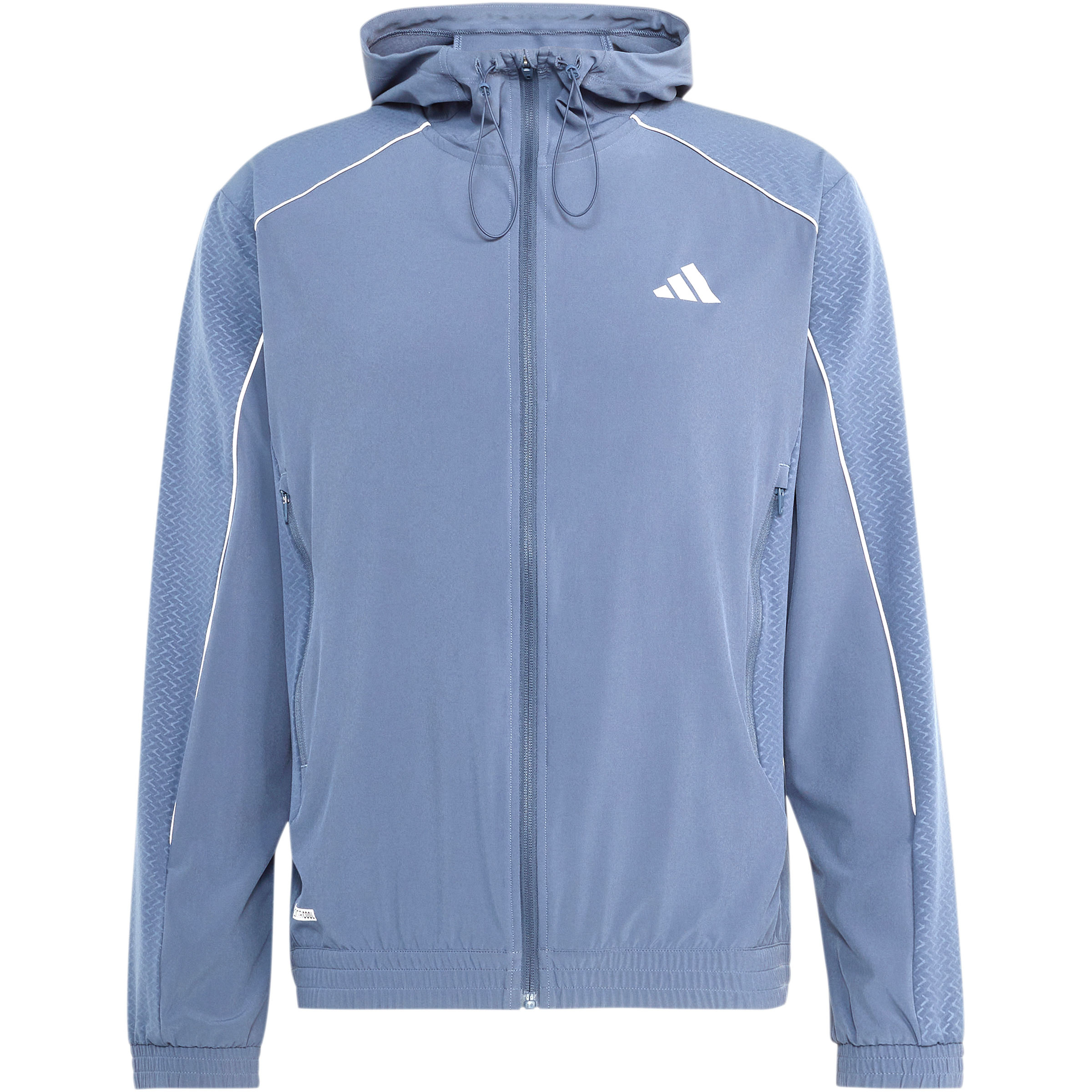 adidas Tech Apparel Slim Track Herren Stoffjacke blau Größe XL Training & Fitness Schnell trocknend