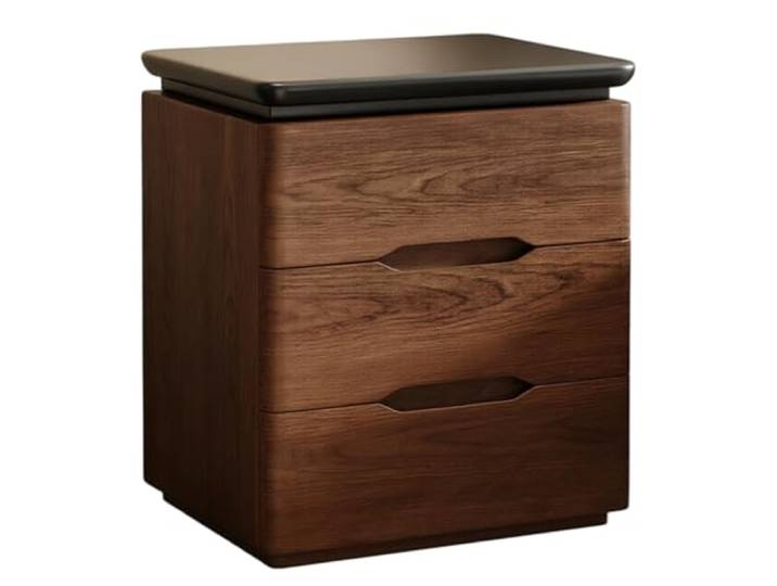 Kx9Lb8d Nachttische Aufbewahrungsschrank mit 3 Schubladen und Oberfläche For den Nachttisch im Schlafzimmer verwenden Sie Compact(Natural,Klein)