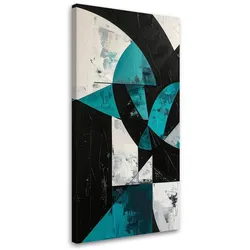LEINWANDBILD 3D und geometrisch 40x80cm