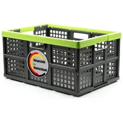BigDean Klappbox faltbar extra groß & extrem stabil – Klappkorb ideal für Einkäufe und Transport – Einkaufskorb faltbar Made in Germany Klappbox