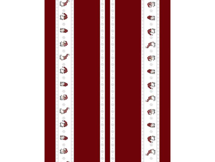 Arvidssons Textil Julian och Co. kerststof boord Rood