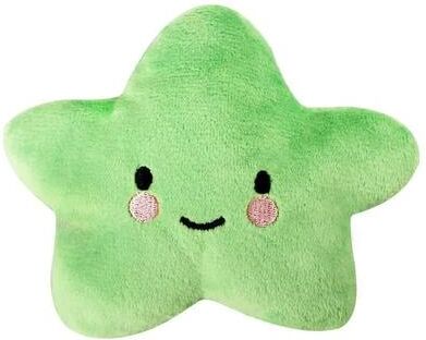 Uplifted Finds "Soft Plush Squeaky ""Star Buddy"" Pet Toy green"